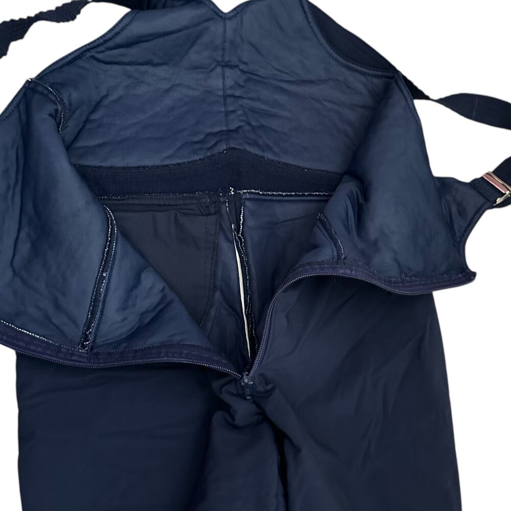 Vintage Klepper Germany Women S Navy Blue Ski Bib Overalls Snow Pants Insulated - Picture 3 of 12